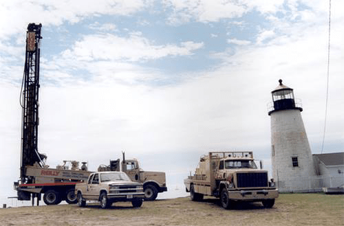 Reilly Well Drilling trucks serving Midcoast Maine